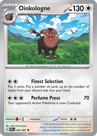 Oinkologne 72 - [SV Paldean Fates] Reverse Holofoil