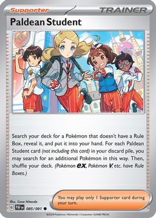 Paldean Student - 085/091 85 - [SV Paldean Fates]