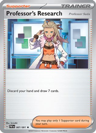 Professor's Research - 087/091 87 - [SV Paldean Fates] Holofoil