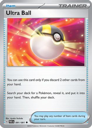 Ultra Ball 91 - [SV Paldean Fates] Reverse Holofoil