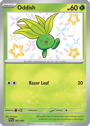 Oddish 92 - [SV Paldean Fates] Holofoil