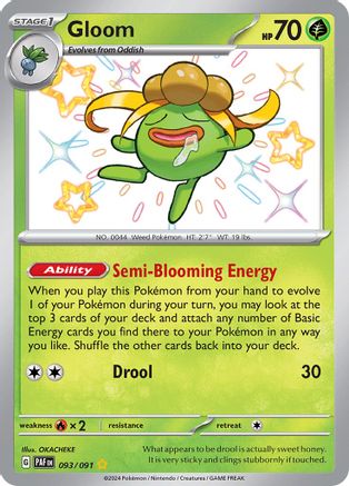Gloom 93 - [SV Paldean Fates] Holofoil