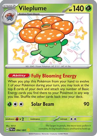 Vileplume 94 - [SV Paldean Fates] Holofoil