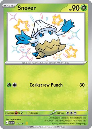 Snover 100 - [SV Paldean Fates] Holofoil