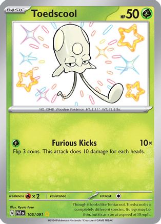 Toedscool - 105/091 105 - [SV Paldean Fates] Holofoil