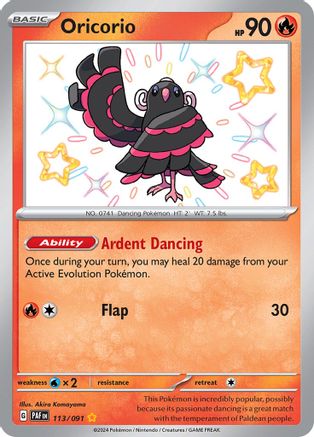 Oricorio 113 - [SV Paldean Fates] Holofoil