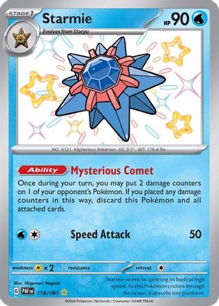 Starmie 119 - [SV Paldean Fates] Holofoil
