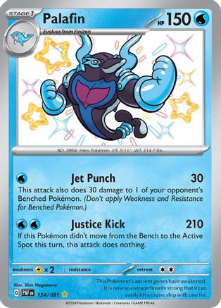 Palafin - 124/091 124 - [SV Paldean Fates] Holofoil