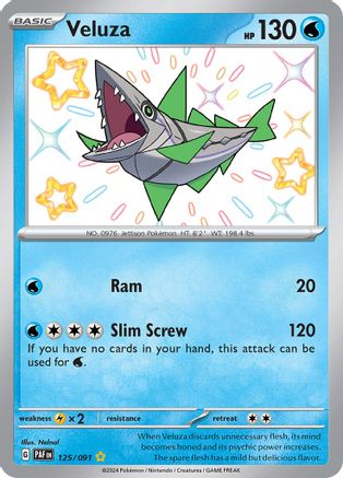 Veluza - 125/091 125 - [SV Paldean Fates] Holofoil