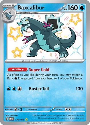 Baxcalibur 130 - [SV Paldean Fates] Holofoil
