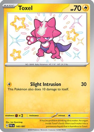 Toxel 140 - [SV Paldean Fates] Holofoil