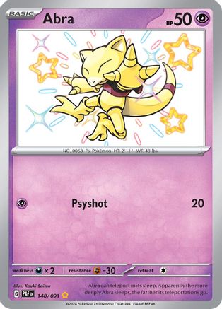 Abra 148 - [SV Paldean Fates] Holofoil