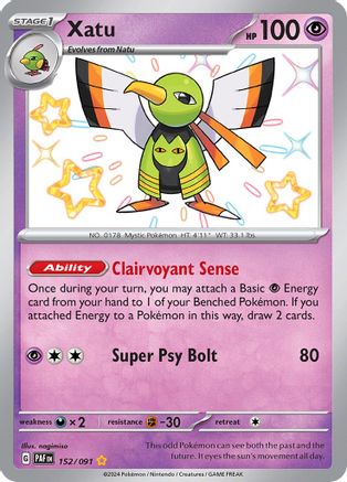 Xatu - 152/091 152 - [SV Paldean Fates] Holofoil