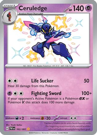 Ceruledge - 162/091 162 - [SV Paldean Fates] Holofoil