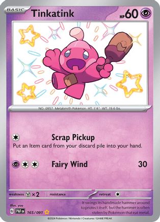 Tinkatink 165 - [SV Paldean Fates] Holofoil
