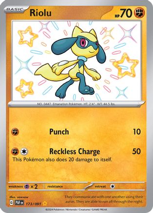 Riolu 173 - [SV Paldean Fates] Holofoil