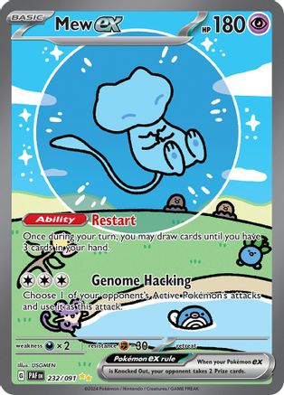 Mew ex - 232/091 232 - [SV Paldean Fates] Holofoil
