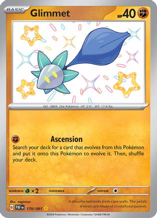 Glimmet 179 - [SV Paldean Fates] Holofoil