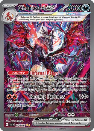 Charizard ex - 234/091 234 - [SV Paldean Fates] Holofoil