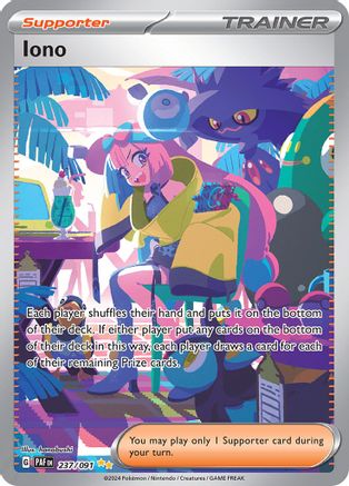 Iono - 237/091 237 - [SV Paldean Fates] Holofoil