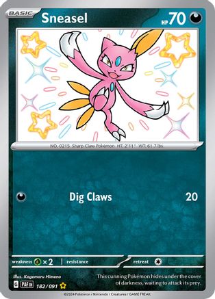 Sneasel 182 - [SV Paldean Fates] Holofoil