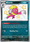Weavile 183 - [SV Paldean Fates] Holofoil