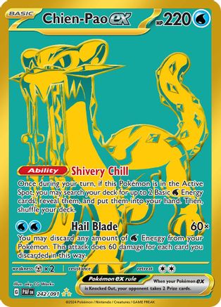 Chien-Pao ex 242 - [SV Paldean Fates] Holofoil