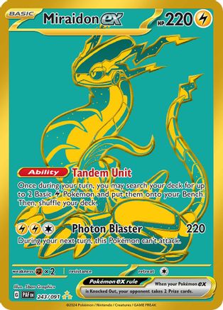Miraidon ex 243 - [SV Paldean Fates] Holofoil
