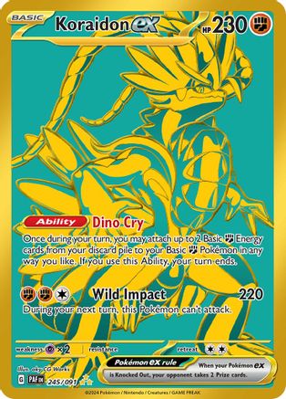 Koraidon ex 245 - [SV Paldean Fates] Holofoil