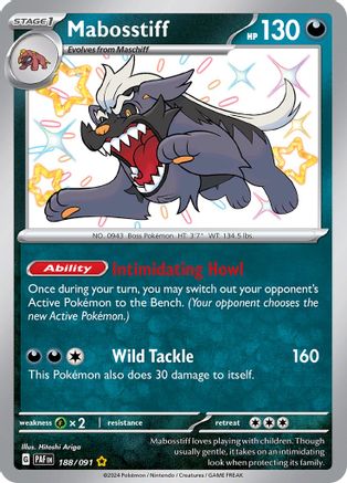 Mabosstiff - 188/091 188 - [SV Paldean Fates] Holofoil