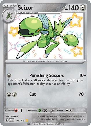 Scizor 191 - [SV Paldean Fates] Holofoil
