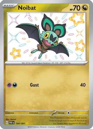 Noibat - 194/091 194 - [SV Paldean Fates] Holofoil