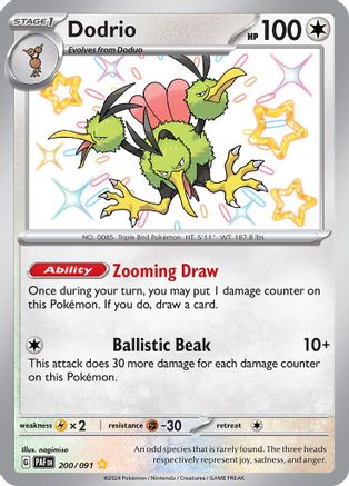 Dodrio 200 - [SV Paldean Fates] Holofoil