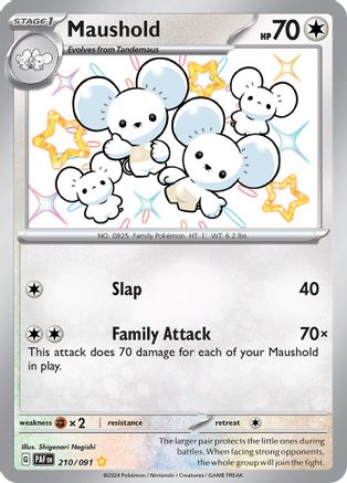 Maushold - 210/091 210 - [SV Paldean Fates] Holofoil