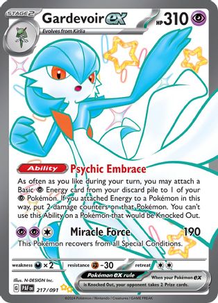 Gardevoir ex - 217/091 217 - [SV Paldean Fates] Holofoil