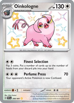 Oinkologne - 208/091 208 - [SV Paldean Fates] Holofoil