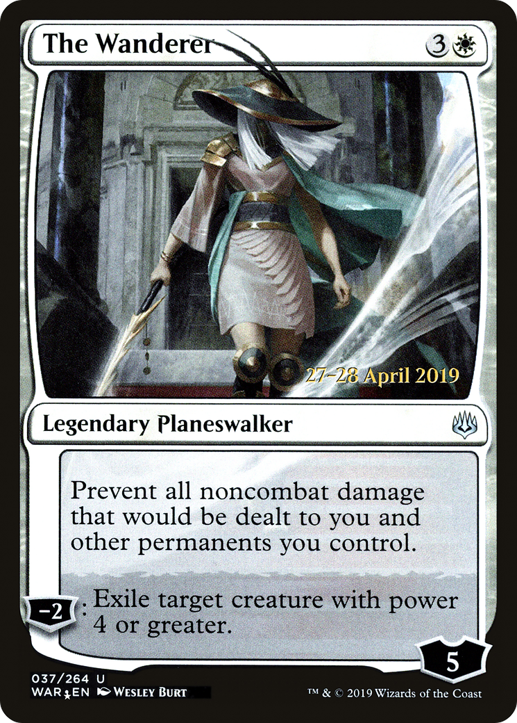 The Wanderer (PRE-37S) [War of the Spark Promos] Foil