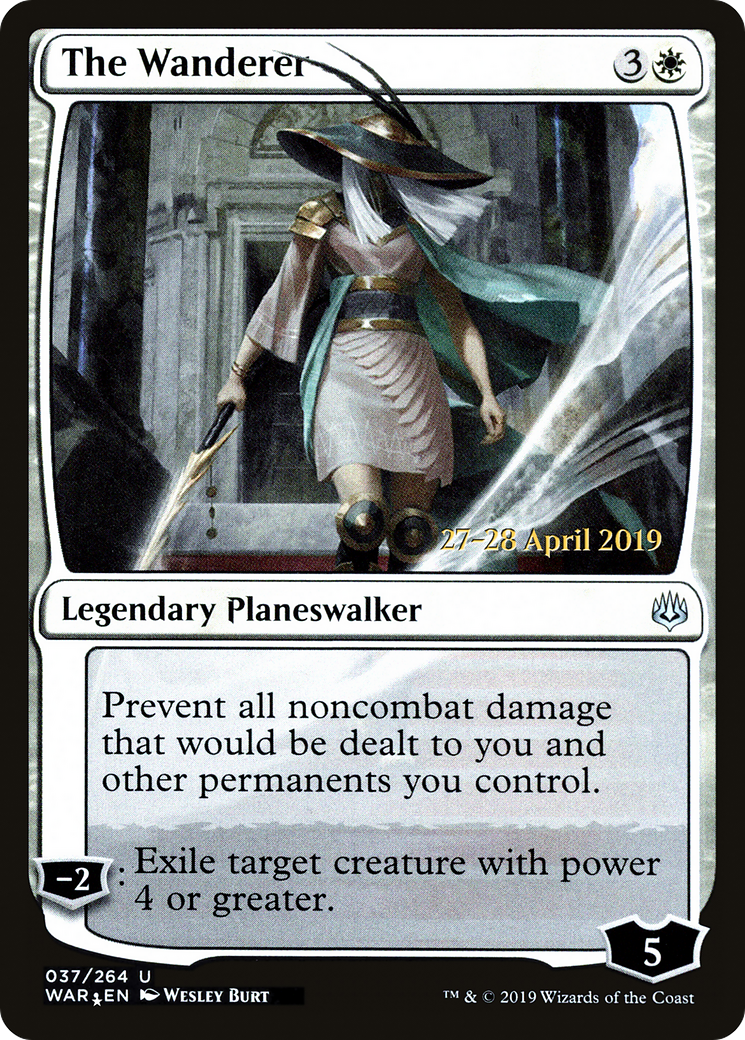 The Wanderer (PRE-37S) [War of the Spark Promos] Foil