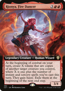 Rionya, Fire Dancer (Extended Art) (C21-382) [Commander 2021]