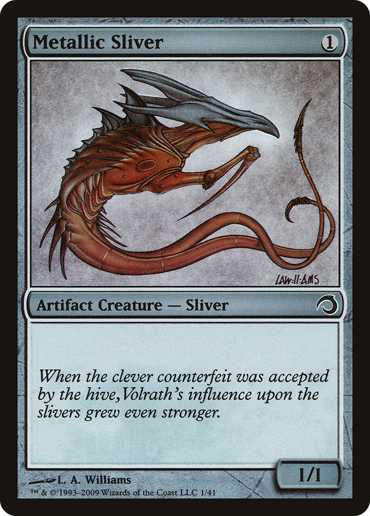 Metallic Sliver (PDS-001) [Premium Deck Series: Slivers] Foil