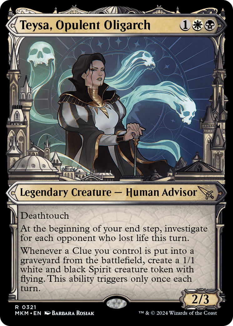 Teysa, Opulent Oligarch (MKM-321) [Murders at Karlov Manor]: (Showcase)