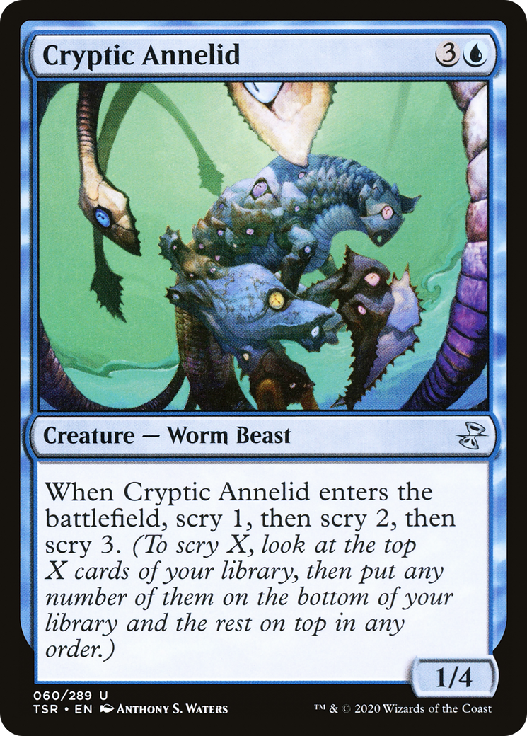 Cryptic Annelid (TSR-060) [Time Spiral Remastered]