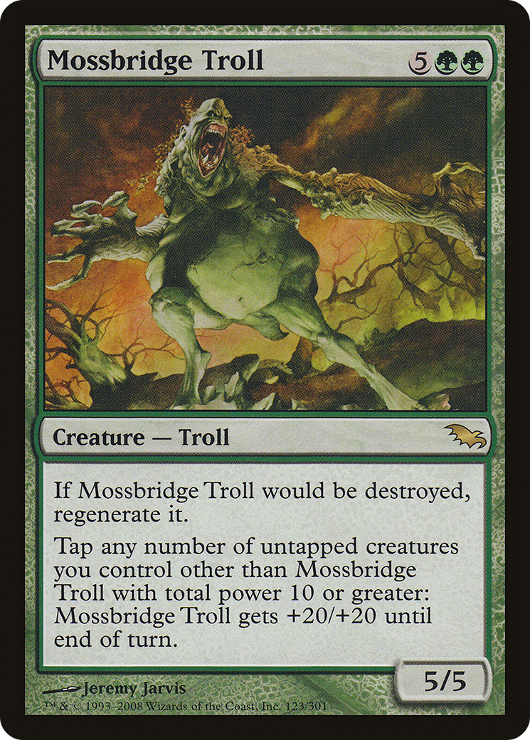Mossbridge Troll (SHM-123) [Shadowmoor]