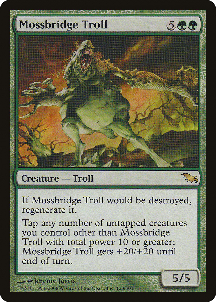 Mossbridge Troll (SHM-123) [Shadowmoor] Foil