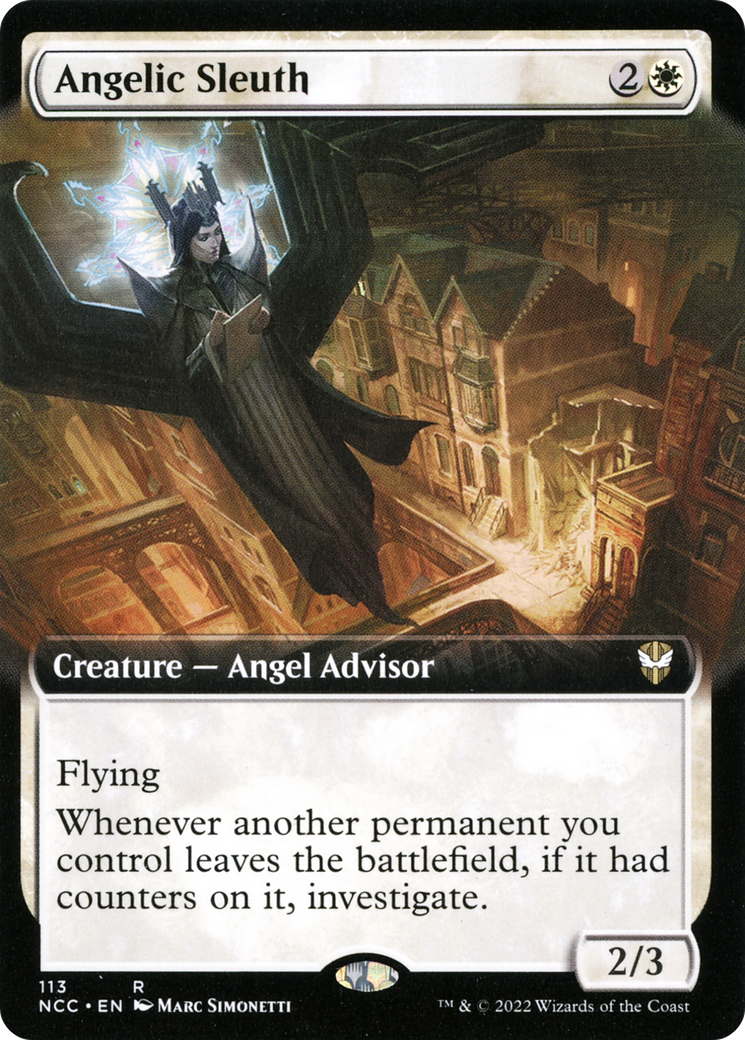 Angelic Sleuth (NCC-113) [New Capenna Commander]: (Extended Art)