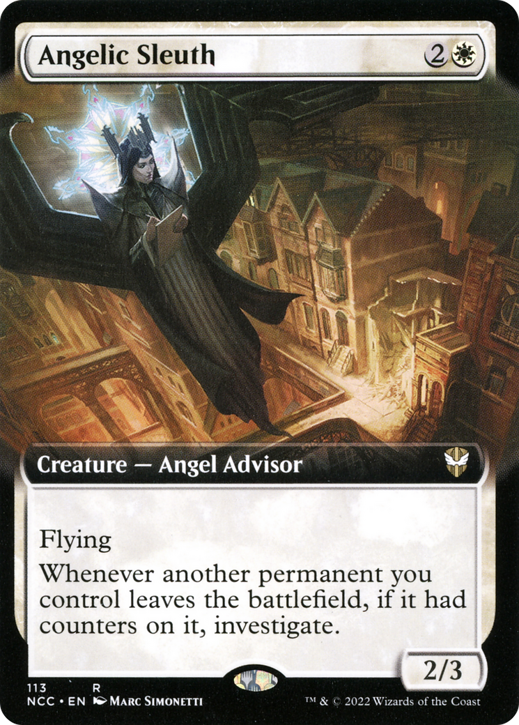 Angelic Sleuth (Extended Art) (NCC-113) [New Capenna Commander]