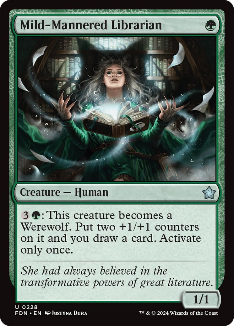 Mild-Mannered Librarian (FDN-228) [Foundations] Foil