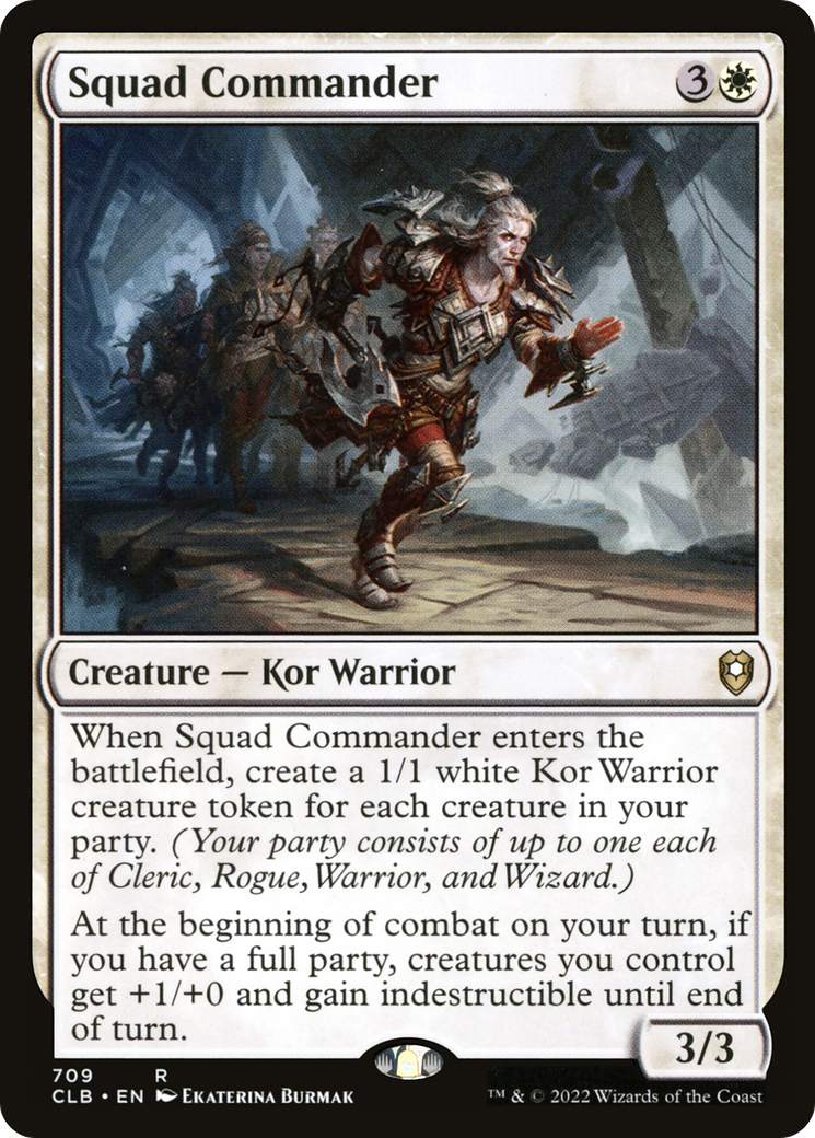 Squad Commander (CLB-709) [Commander Legends: Battle for Baldur's Gate]