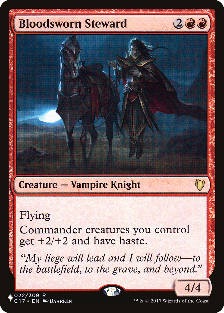 Bloodsworn Steward (LIST-C17-22) [The List]