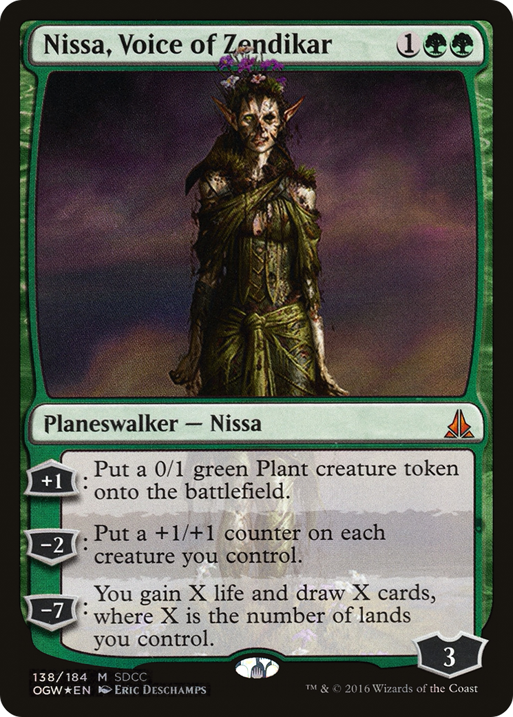 Nissa, Voice of Zendikar (MEDIA-138) [San Diego Comic-Con 2016] Foil